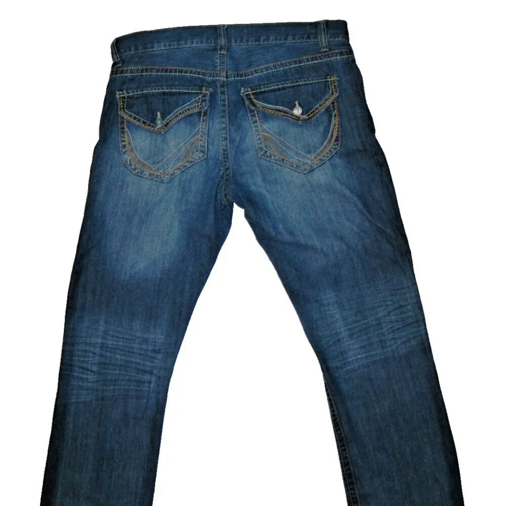 Vintage Route 66 Jeans Premium Men's 36x32 Slim Straight